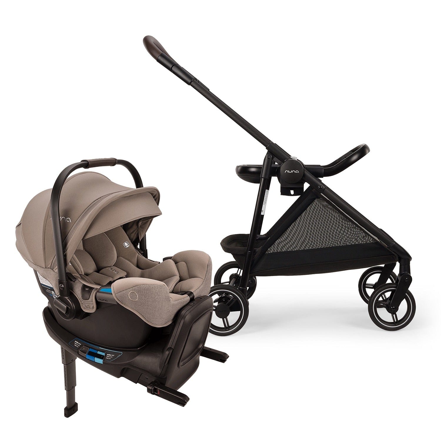 Nuna Flex System Frame + PIPA RX Travel System Bundle - Cedar - SF16070CVR-CF12508610CDR