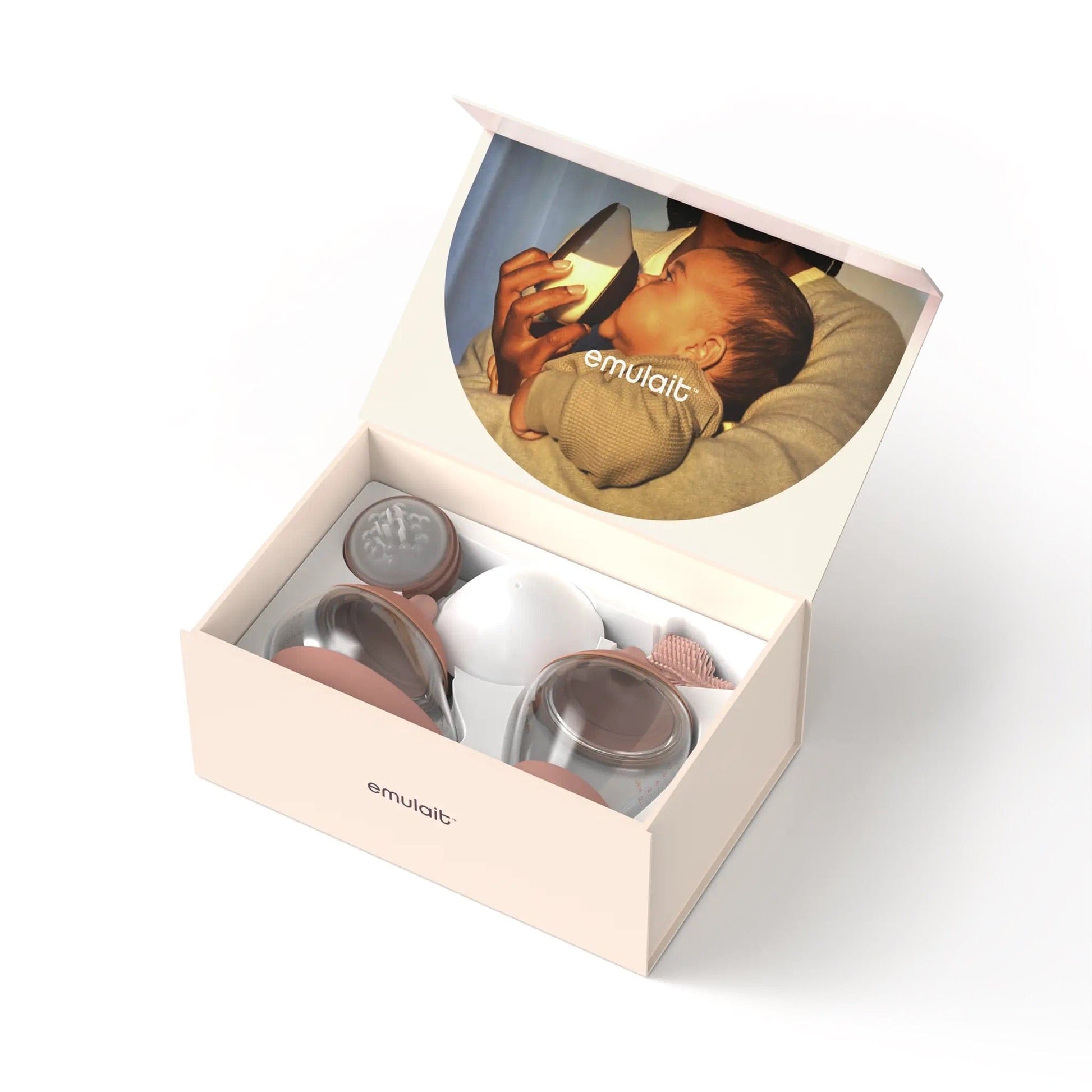 Emulait Bottle Starter Kit - Nipple Shape 4 / Color Medium - SK-BTB-4-ME