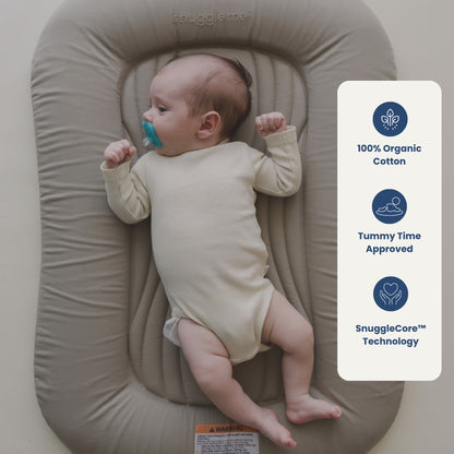 Snuggle Me Infant Lounger Wave - Birch