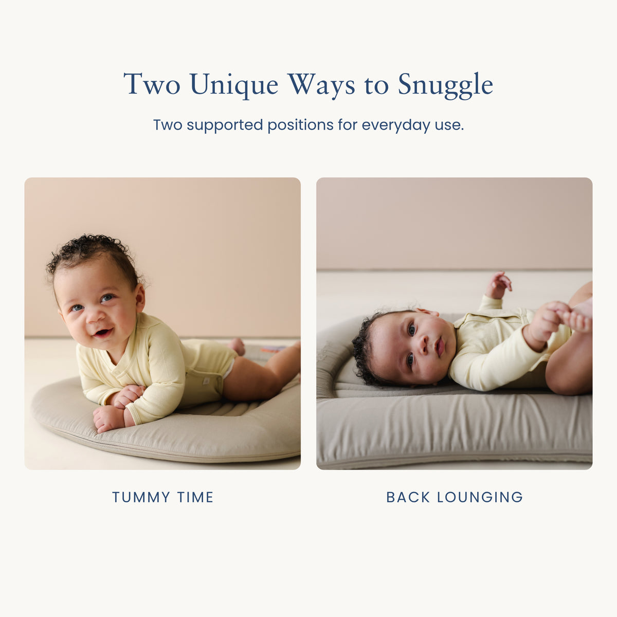 Snuggle Me Infant Lounger Wave - Birch