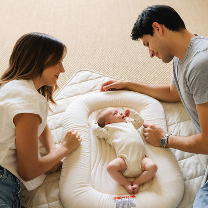 Snuggle Me Infant Lounger Wave - Natural