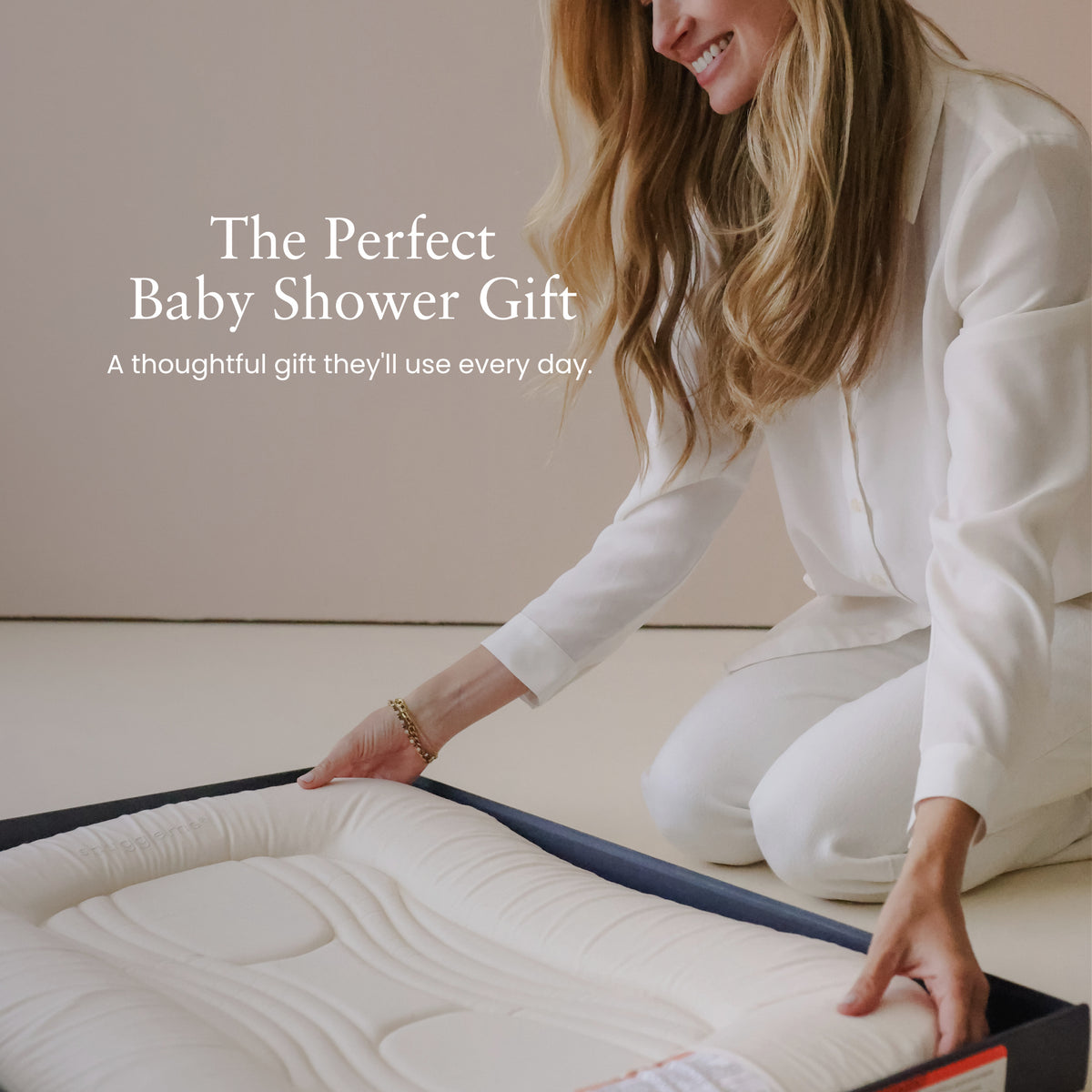 Snuggle Me Infant Lounger Wave - Natural