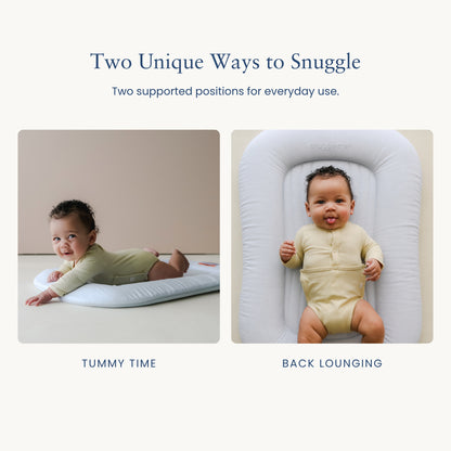Snuggle Me Infant Lounger Wave - Sky