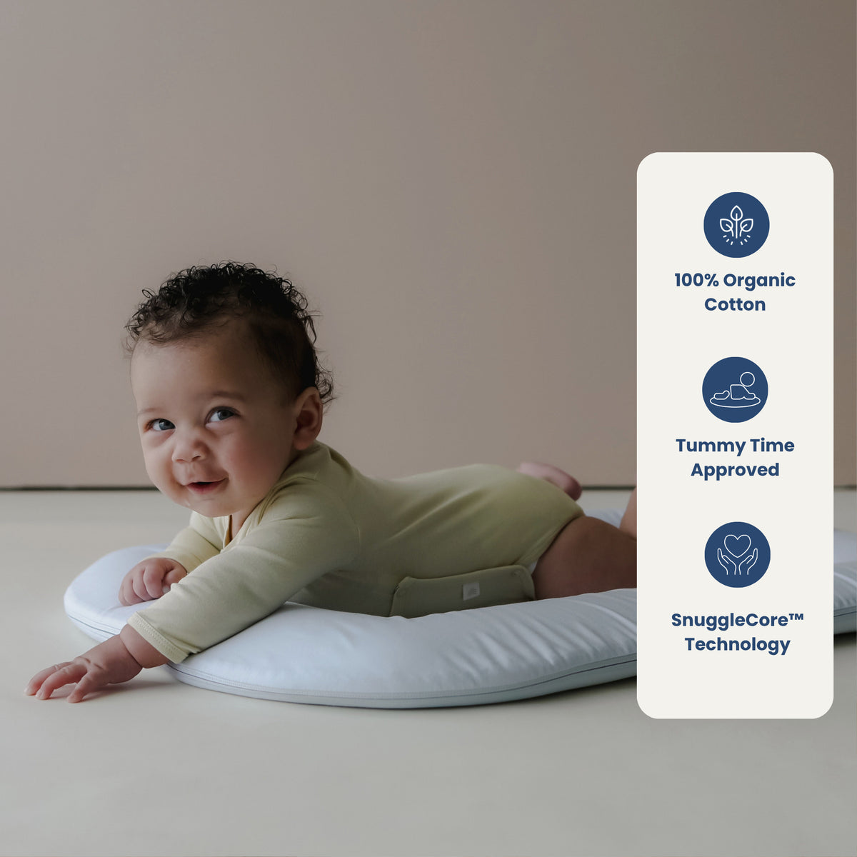 Snuggle Me Infant Lounger Wave - Sky