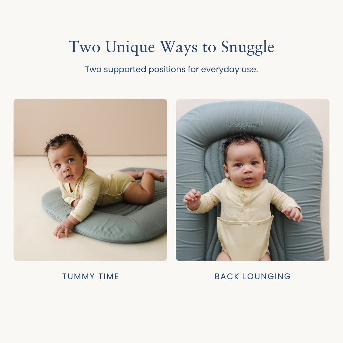 Snuggle Me Infant Lounger Wave - Slate