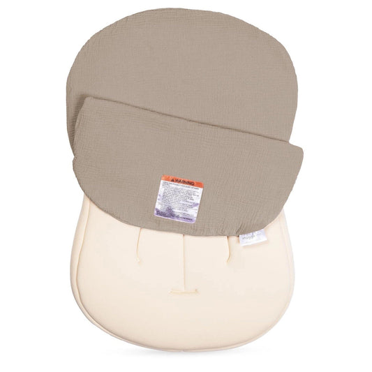 Snuggle Me Lounger Curve Muslin Cover - Birch - SMO-LCC-WW-BI-01