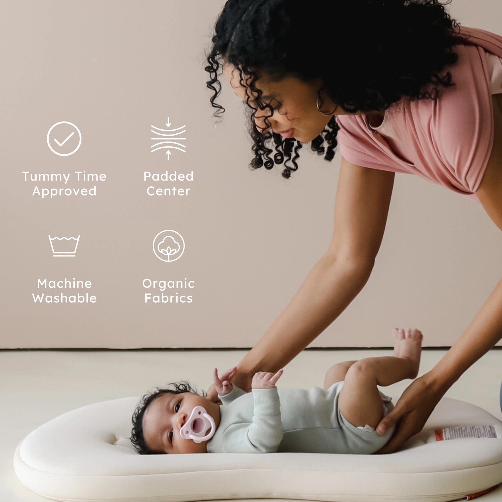 Snuggle Me Lounger Curve - Natural - SMO-LCU-WW-NA-01