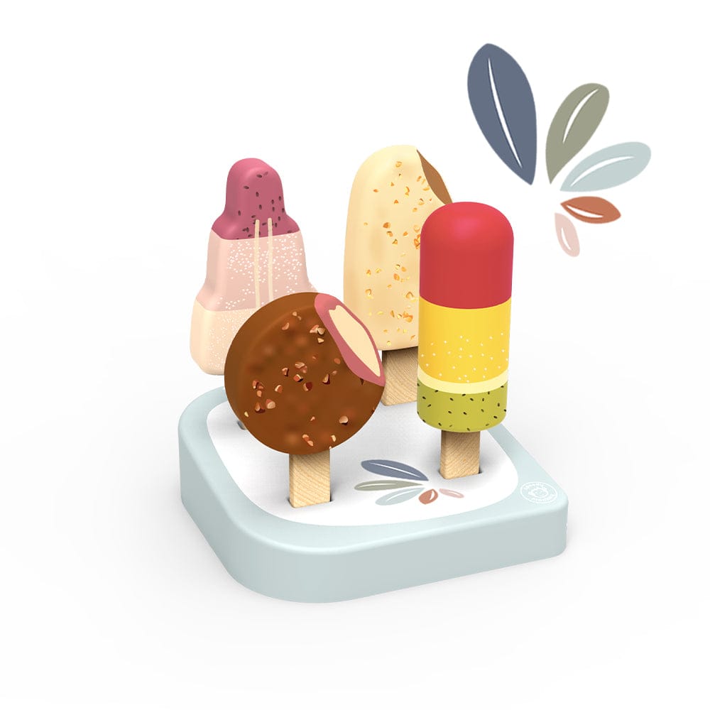 Speedy Monkey Ice Cream Bar Stand with 4 Ice Creams
