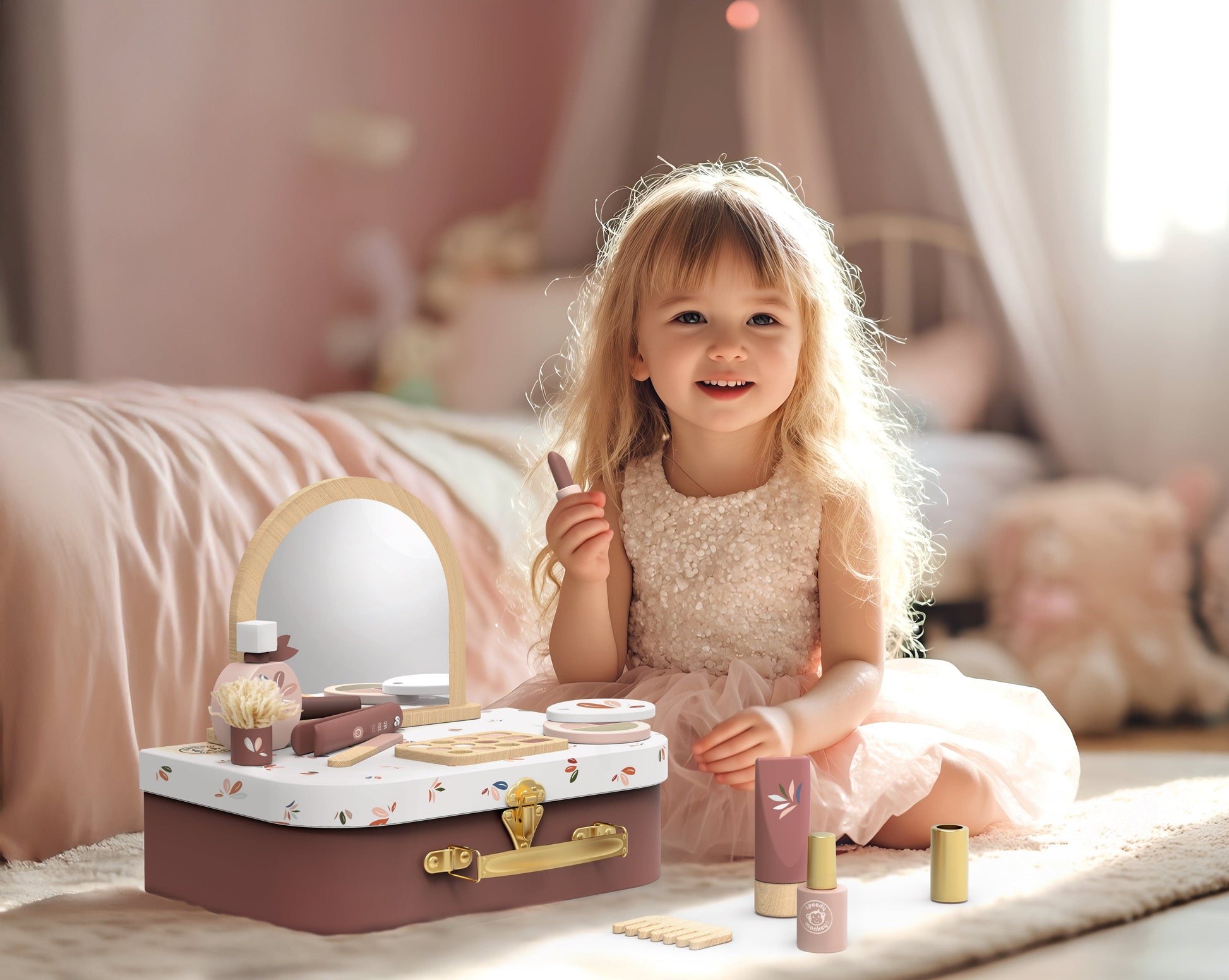 Speedy Monkey Beauty Suitcase - Image 4