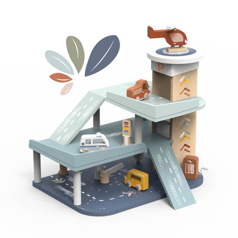 Speedy Monkey Garage Playset