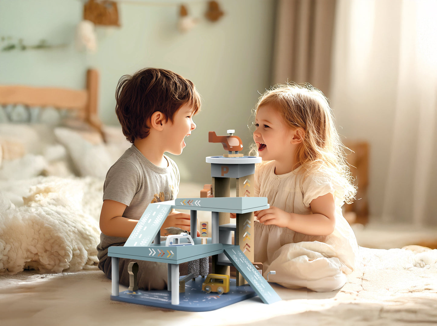 Speedy Monkey Garage Playset - Image 2