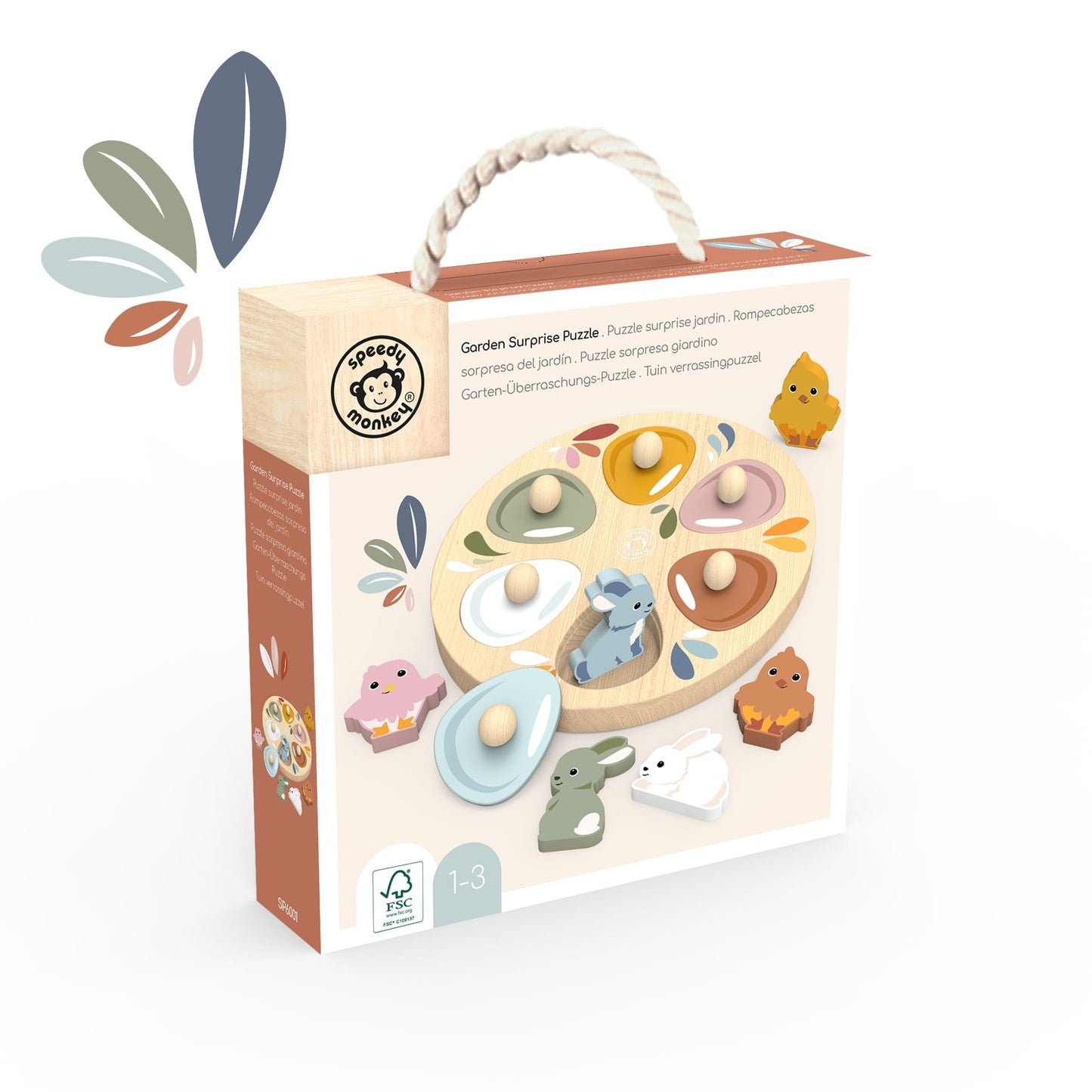Speedy Monkey Garden Surprise Puzzle - Image 2