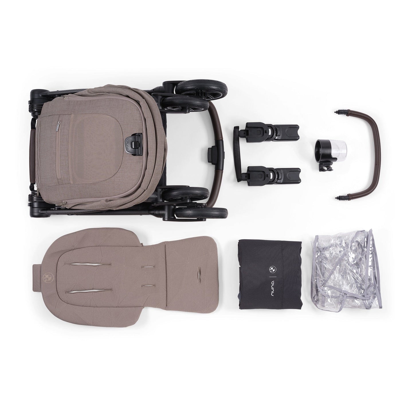 Nuna x BMW Swiv Lightweight Stroller - Umber