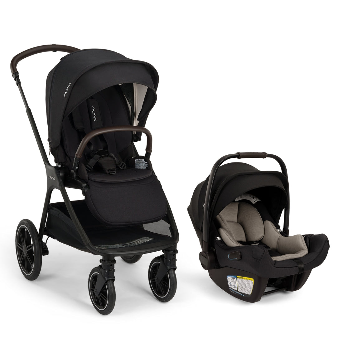 Nuna TRIV lx +PIPA Aire Travel System Bundle - Caviar