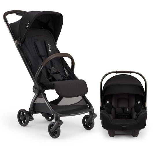 Nuna VIAA cabn + PIPA RX Travel System Bundle - Caviar