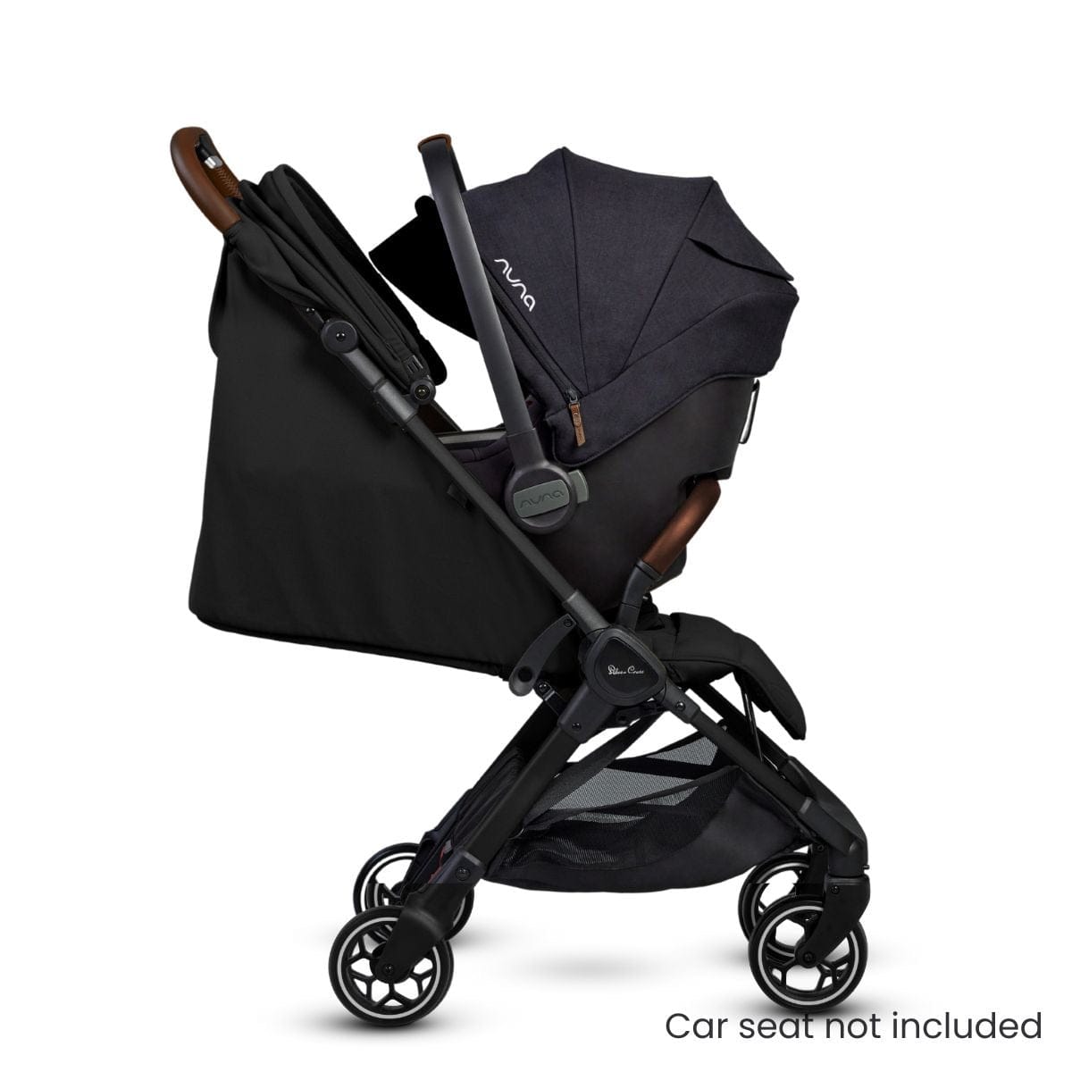 Silver Cross Clic Compact Stroller + Nuna PIPA RX Travel System Bundle - Black / Caviar