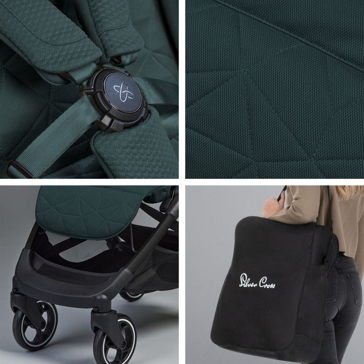jet travel stroller silver cross Silver Cross Clic Compact Stroller + Nuna PIPA RX Travel System Bundle – Albee Baby