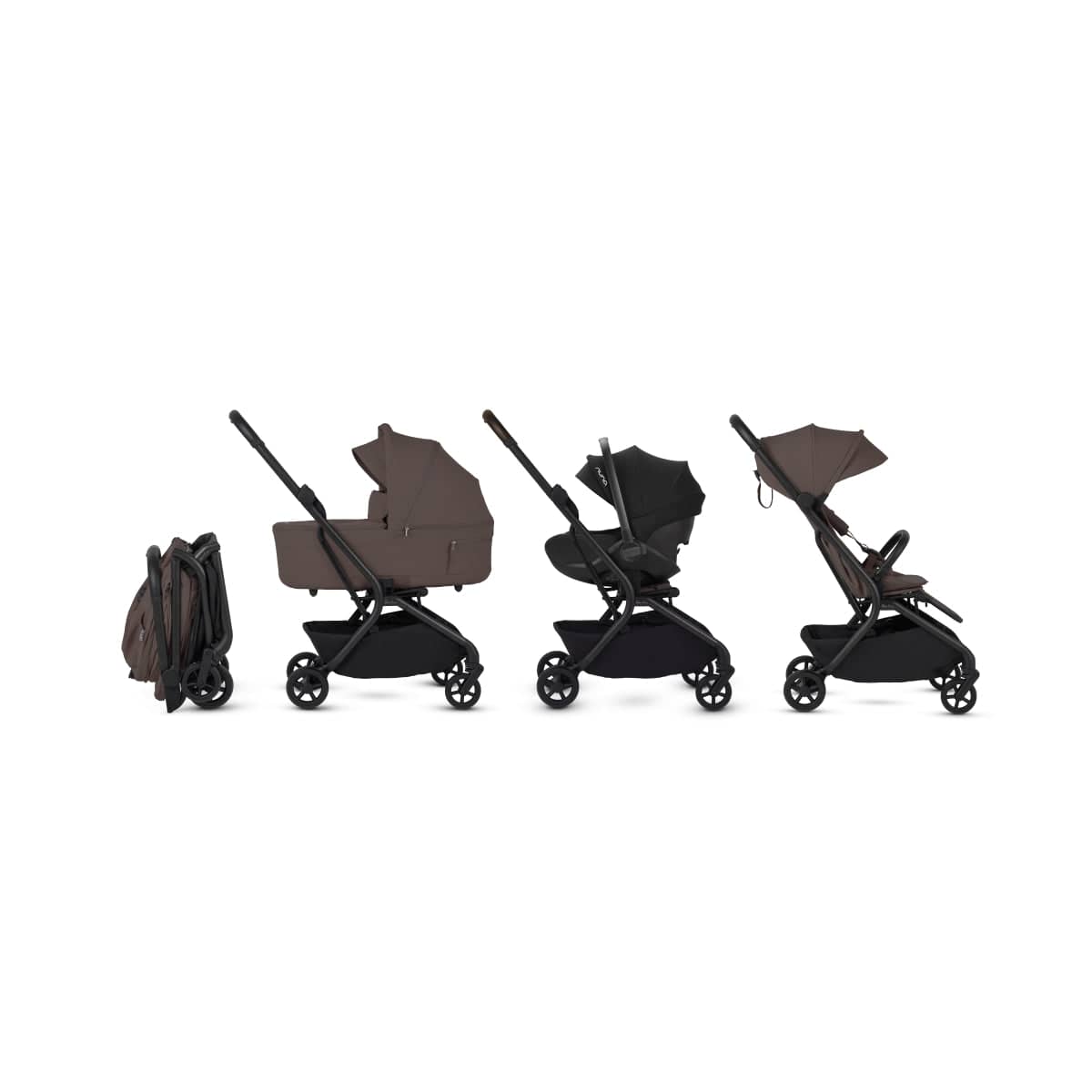 Silver Cross Nia Compact Travel Stroller - Chocolate – Albee Baby