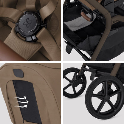 Silver Cross Breez Modular Stroller - Maple - SX2349-MPUC