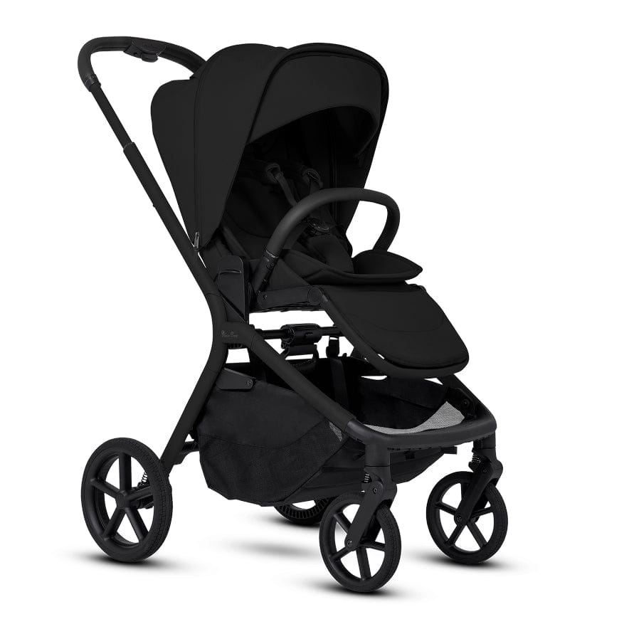 Silver Cross Breez Modular Stroller + Bassinet Bundle - Onyx