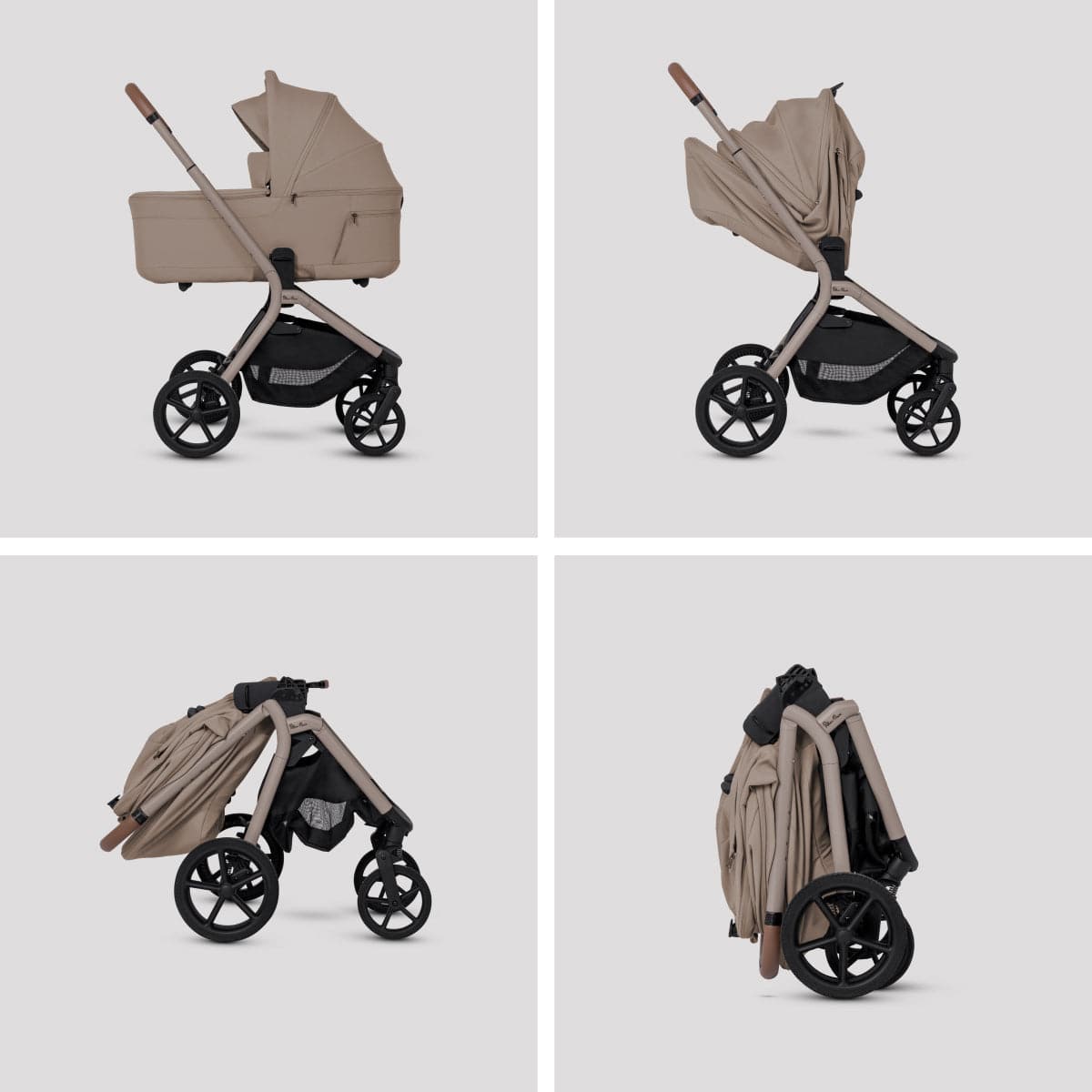 Silver Cross Breez Compact Bassinet - Champagne - SX2350-CPUC