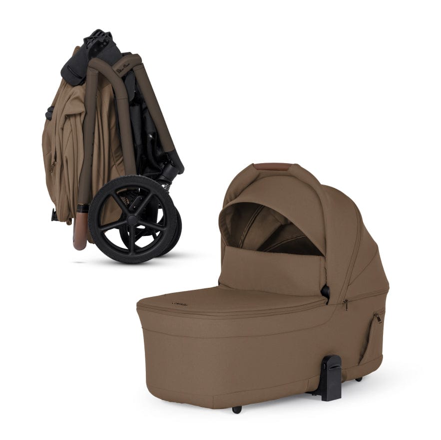 Silver Cross Breez Modular Stroller + Bassinet Bundle - Maple