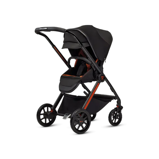 Silver Cross Reef AL Arancio Stroller Bassinet Bundle - Lamborghini