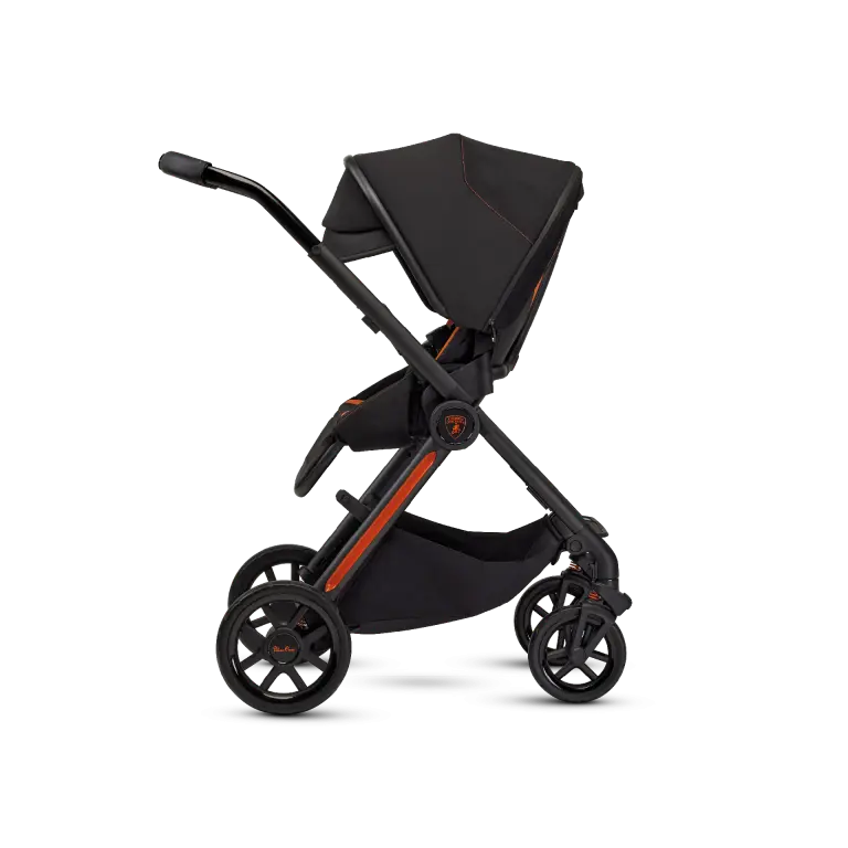 Silver Cross Reef AL Arancio Stroller Bassinet Bundle - Lamborghini