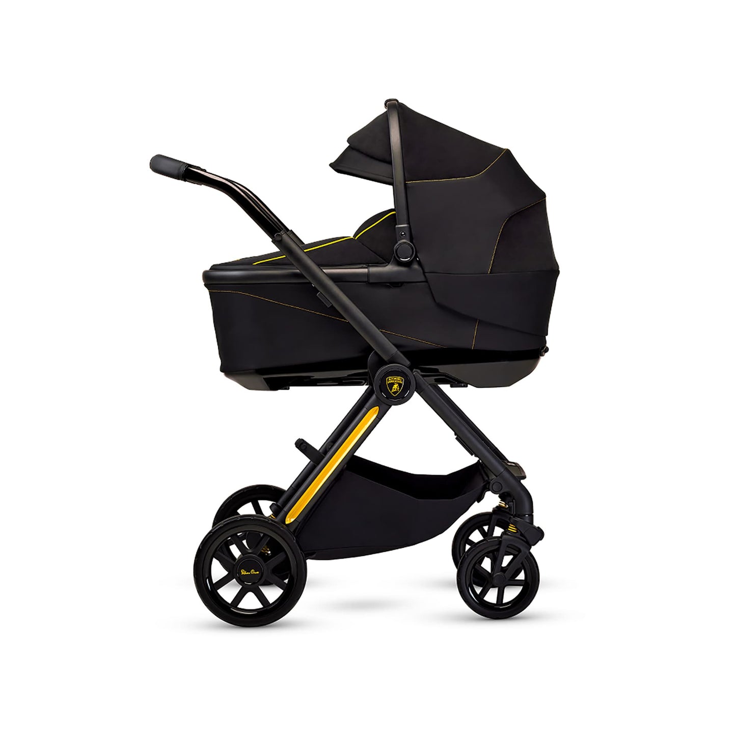 Silver Cross Reef AL Giallo Stroller Bassinet Bundle - Lamborghini