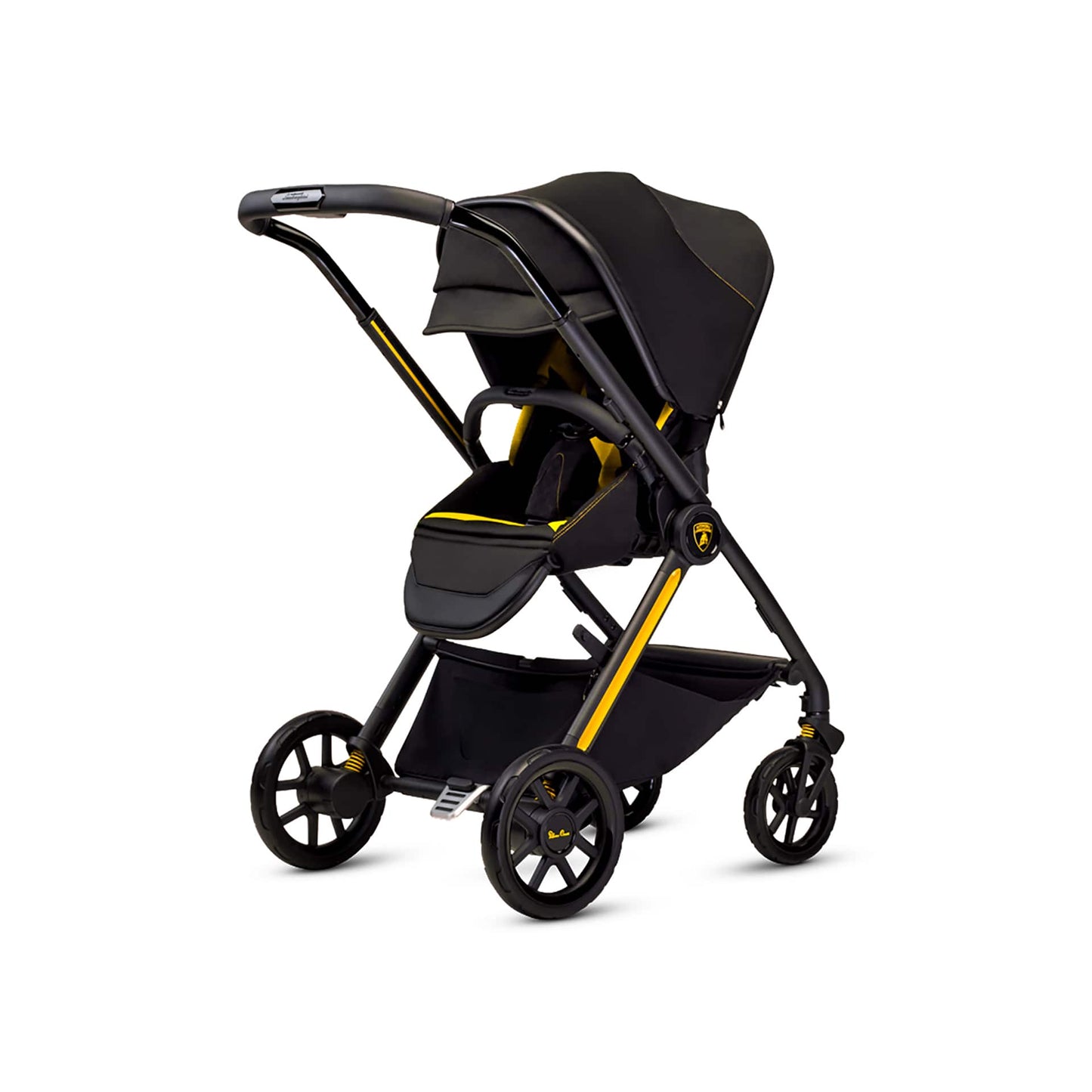 Silver Cross Reef AL Giallo Stroller Bassinet Bundle - Lamborghini