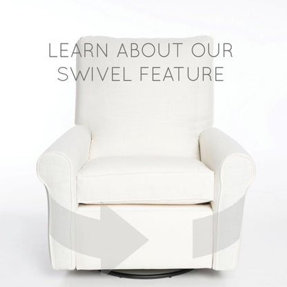 Oilo Orly Recliner + Swivel Nursery Glider -