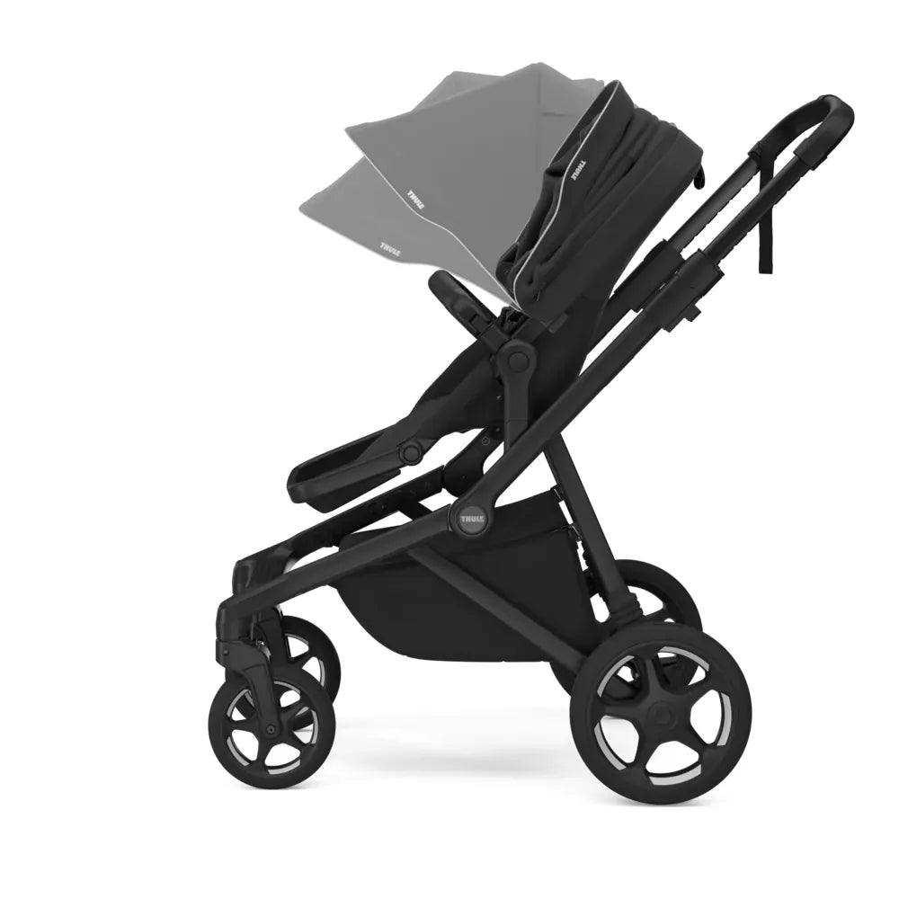 Thule Sleek 2 Double Stroller + Bassinet Bundle