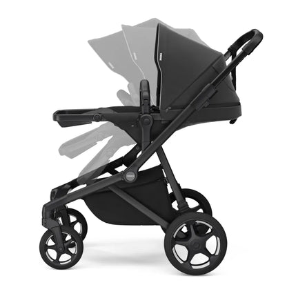 Thule Sleek 2 Double Stroller + Bassinet Bundle - Black