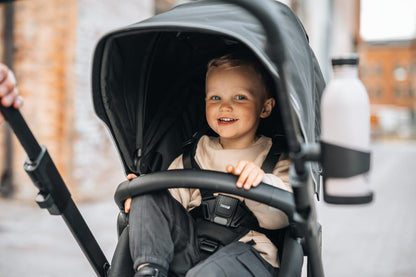 Thule Sleek 2 Double Stroller + Bassinet Bundle - Black