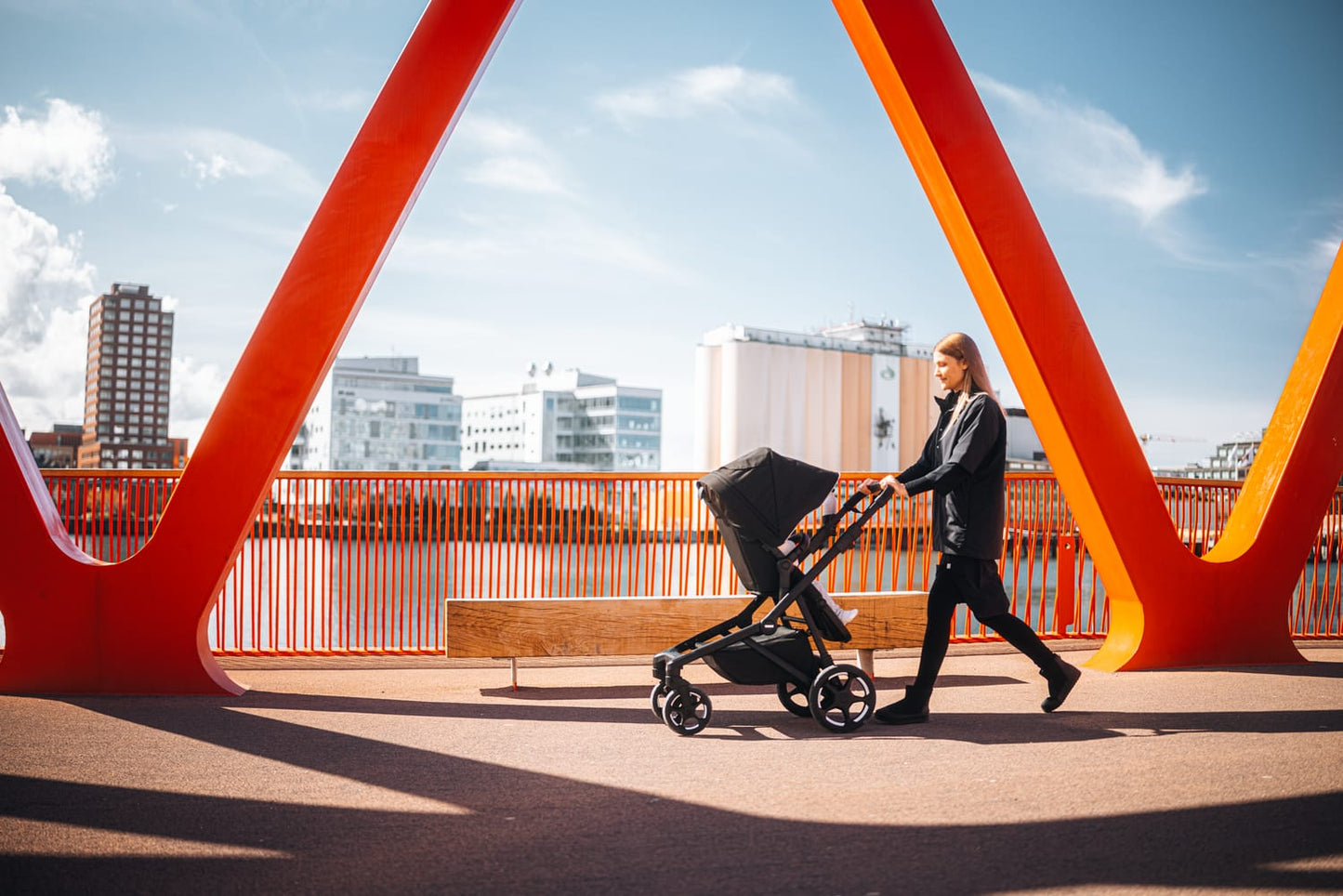 Thule Sleek 2 Single-to-Double Stroller - Tinted Taupe