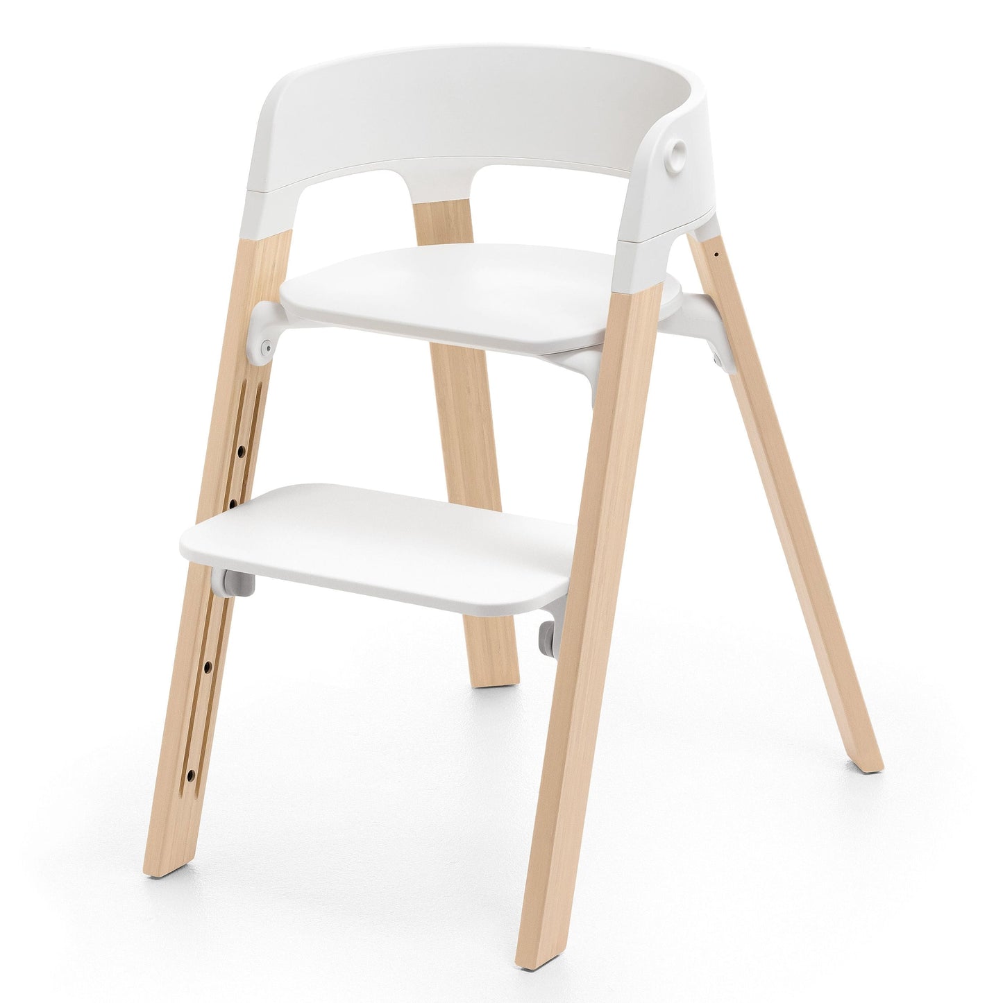 Stokke Steps High Chair (2026) - White / Natural