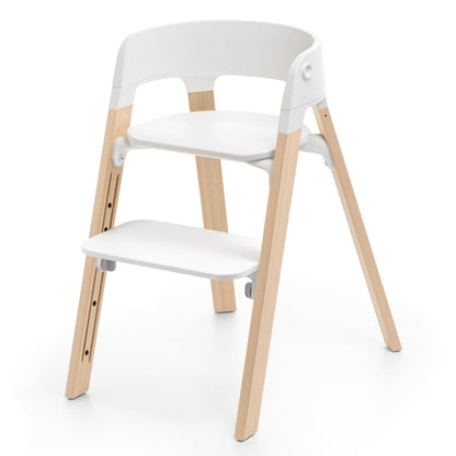 Stokke Steps High Chair (2026) - White / Natural