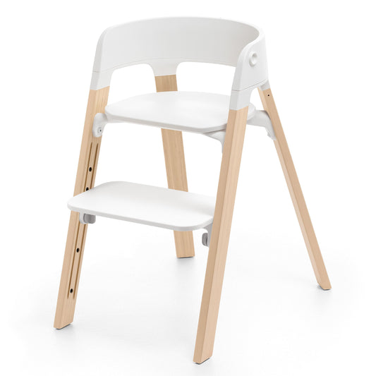 Stokke Steps High Chair (2026) - White / Natural