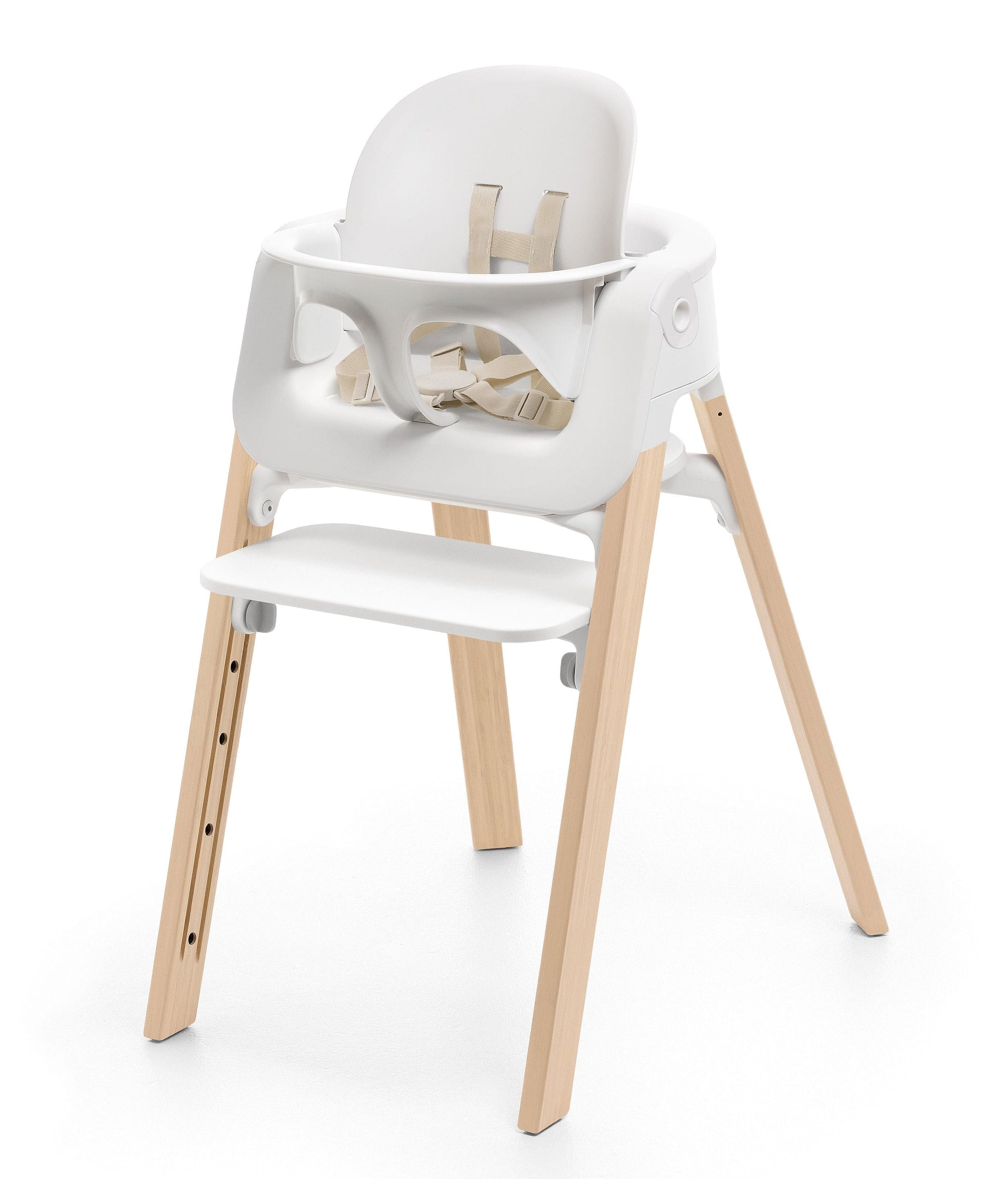 Stokke Steps High Chair White / Natural