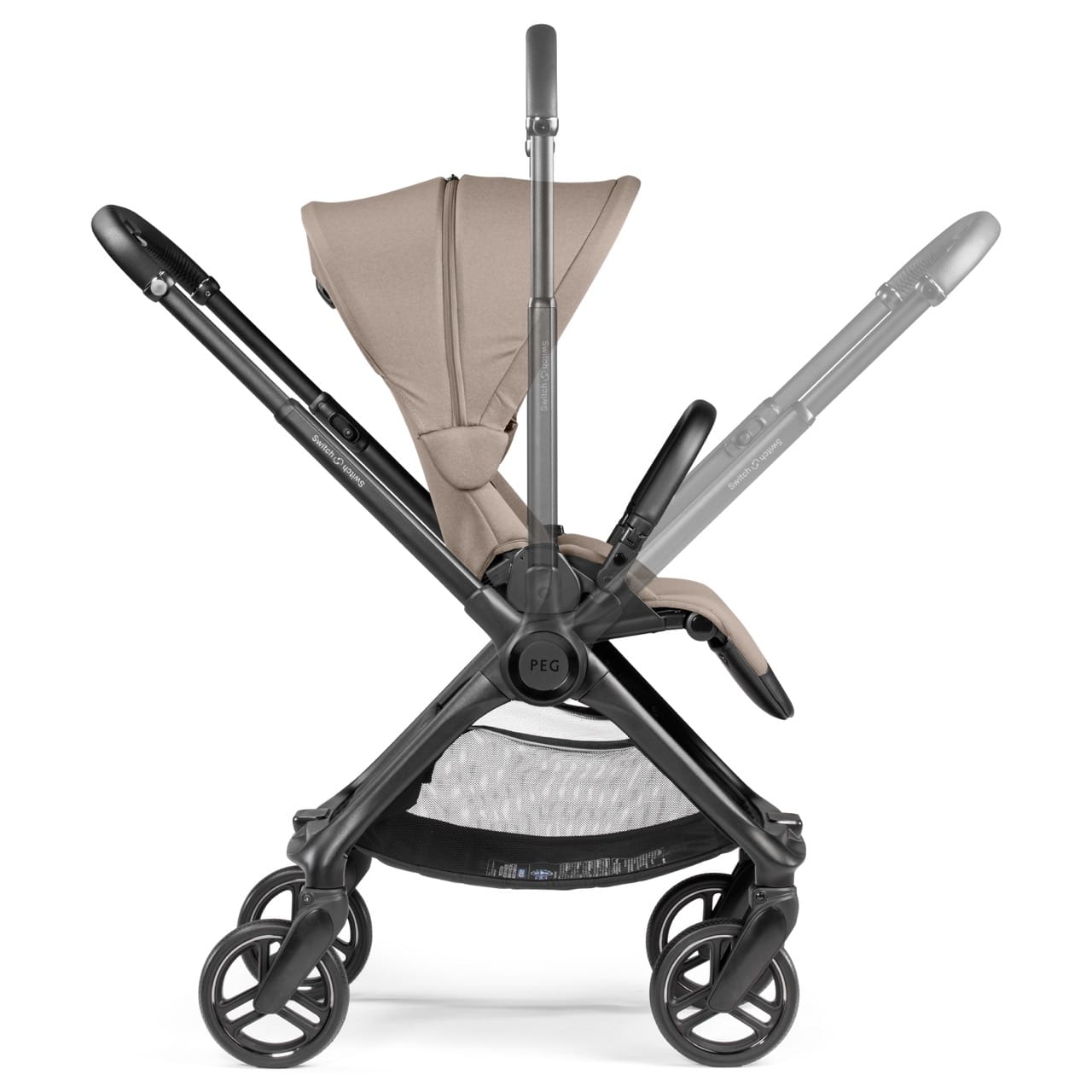PEG Switch Reversible Handle Stroller - Desert