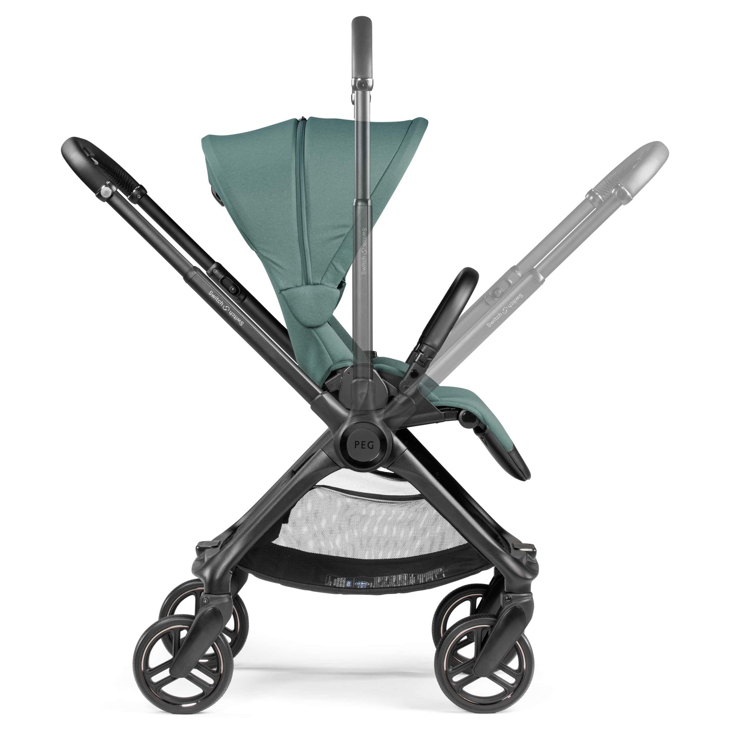PEG Switch Reversible Handle Stroller - Jade