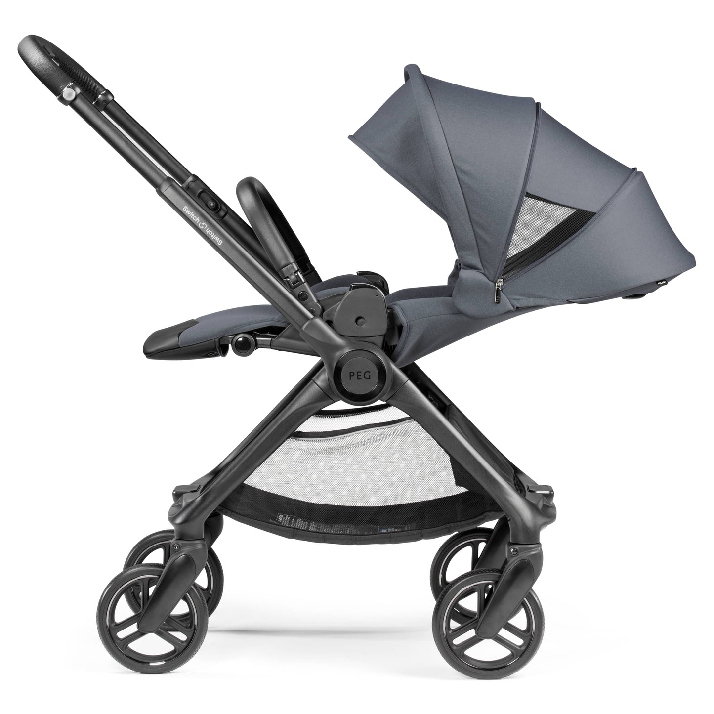 PEG Switch Reversible Handle Stroller - Nordic Blue
