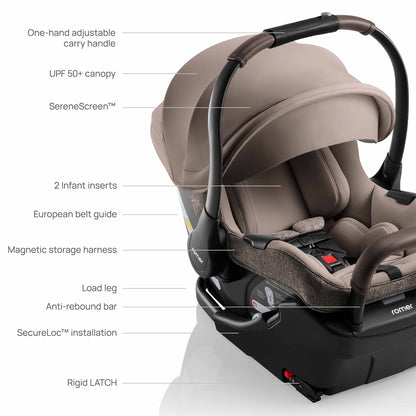 Romer Juni + Tura Travel System With Versa Base - Truffle