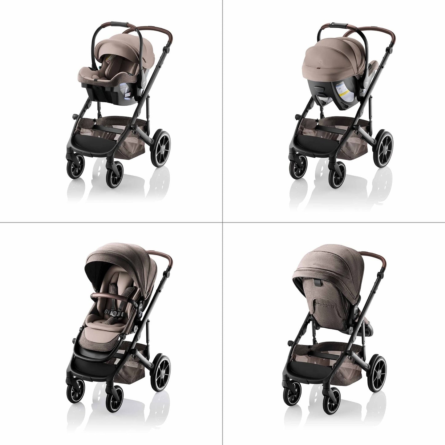 Romer Juni + Tura Travel System With Versa Base - Truffle