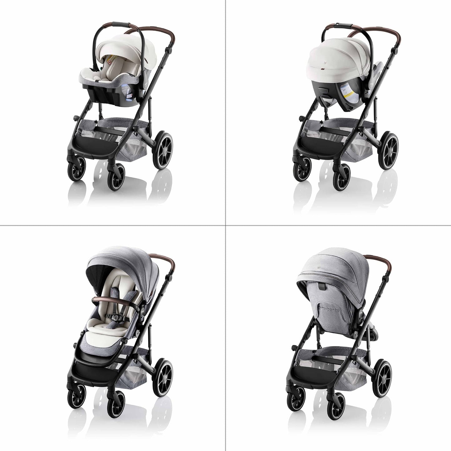 Romer Juni + Tura Travel System With Versa Base - Pearl