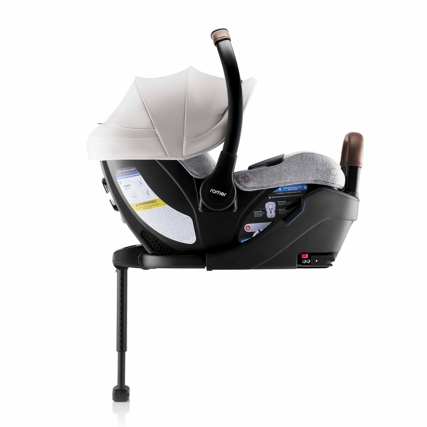 Romer Juni + Tura Travel System With Versa Base - Pearl