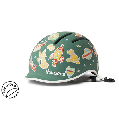 Thousand Jr Collection Kids Helmet - Going Green (3+ Years) - THGL03020207