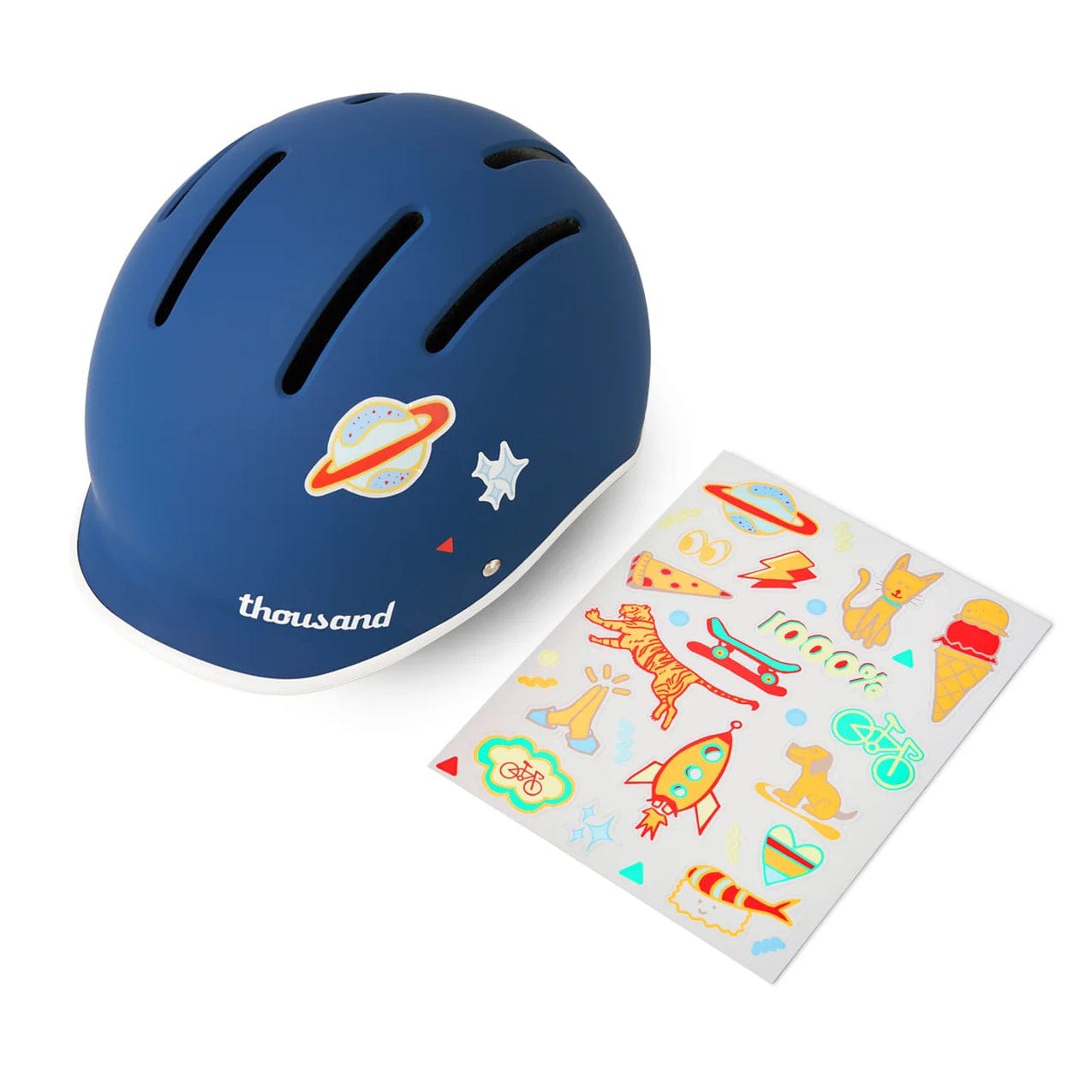 Thousand Jr Collection Kids Helmet - Blazing Blue (3+ Years) - THGL03030207