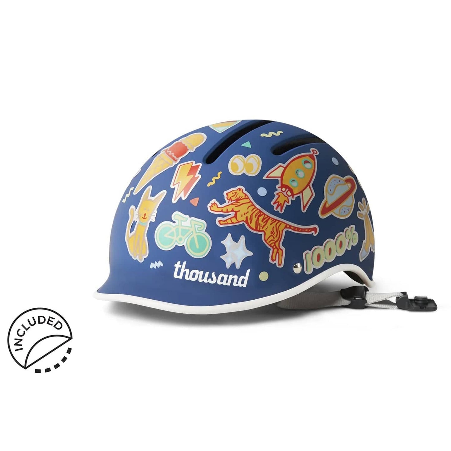 Thousand Jr Collection Kids Helmet - Blazing Blue (3+ Years) - THGL03030207