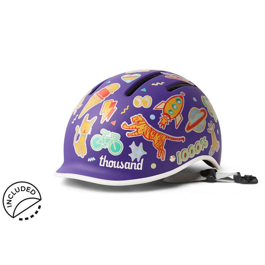Thousand Jr Collection Kids Helmet - Party Purple (3+ Years) - THGL03140207